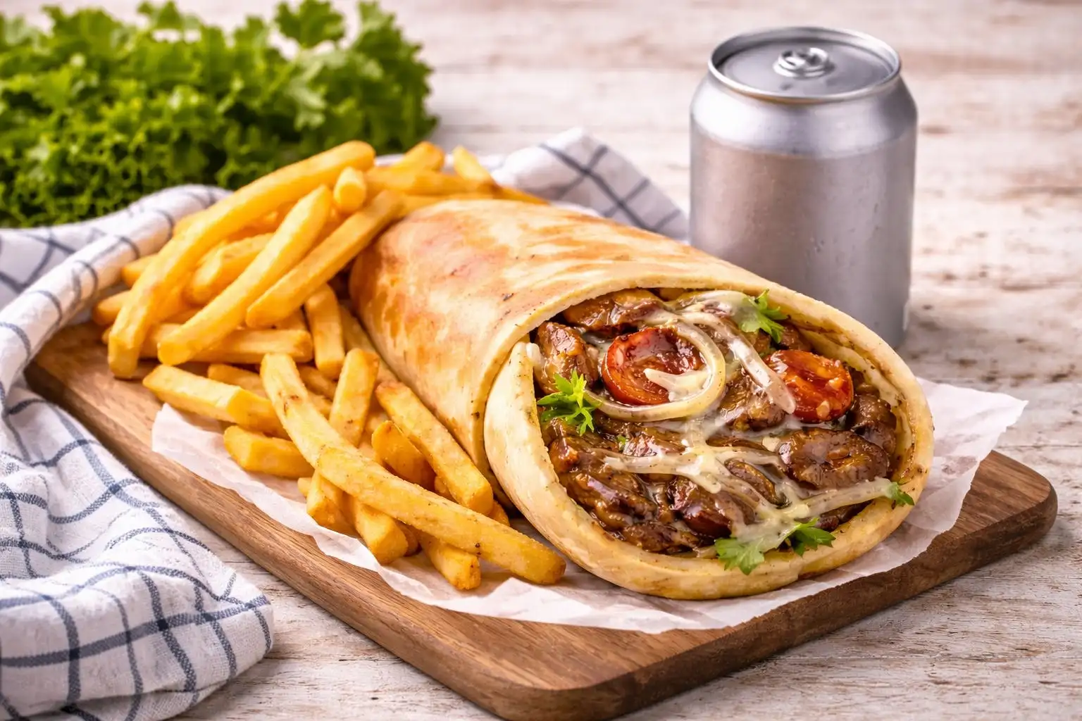 Greek Gyro Combo.